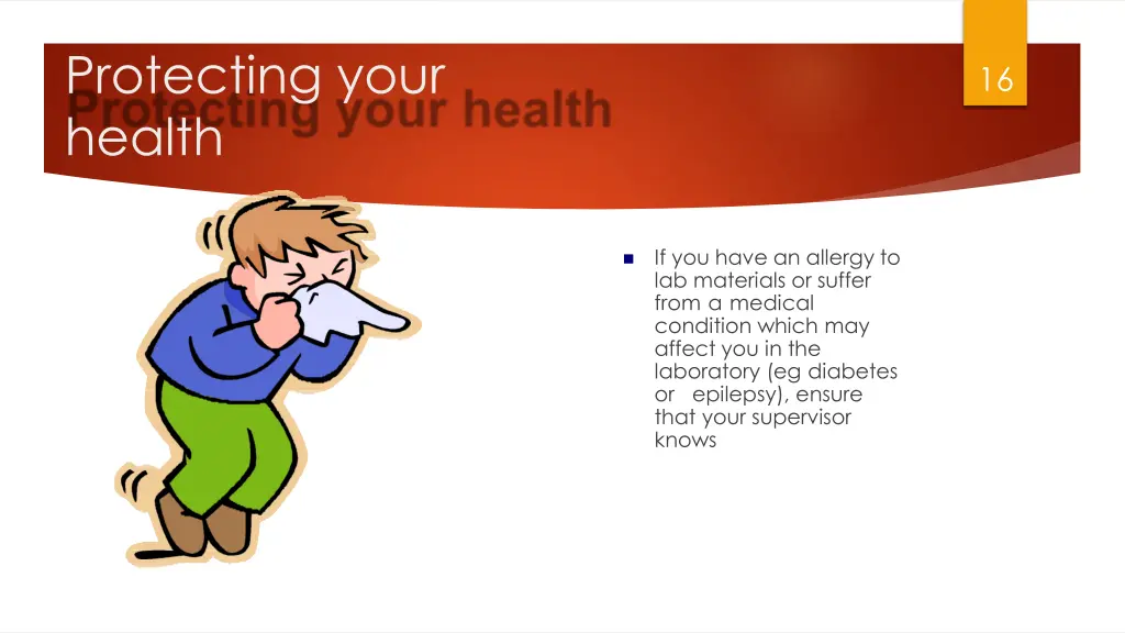protecting your health