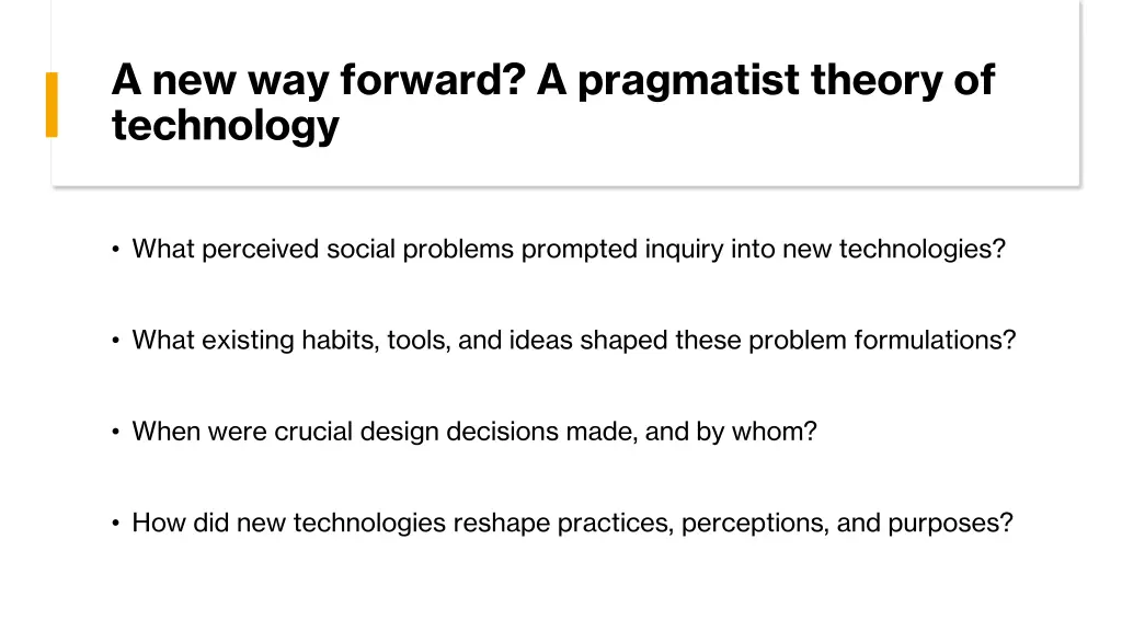 a new way forward a pragmatist theory 1