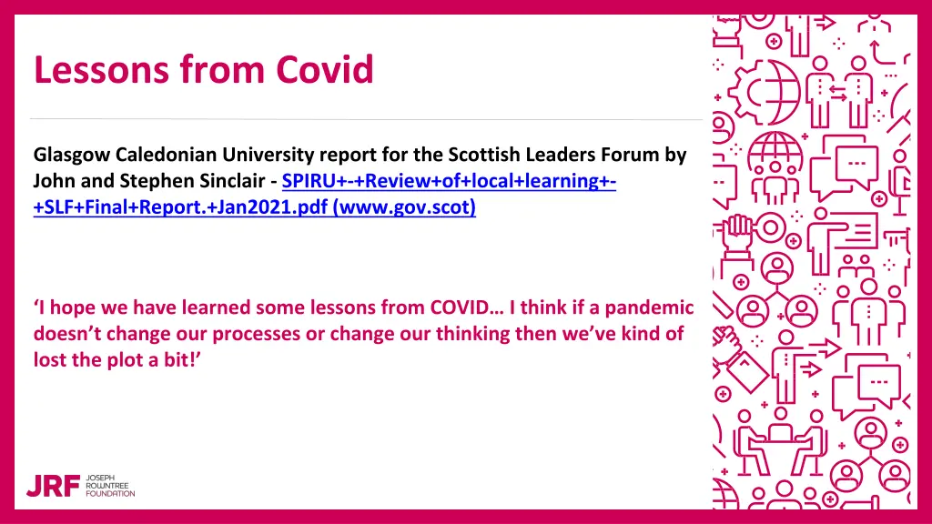 lessons from covid