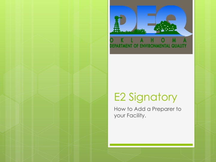e2 signatory how to add a preparer to your