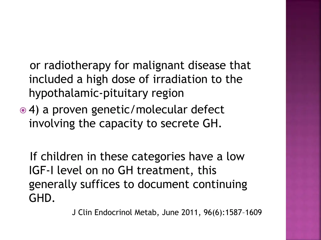 or radiotherapy for malignant disease that