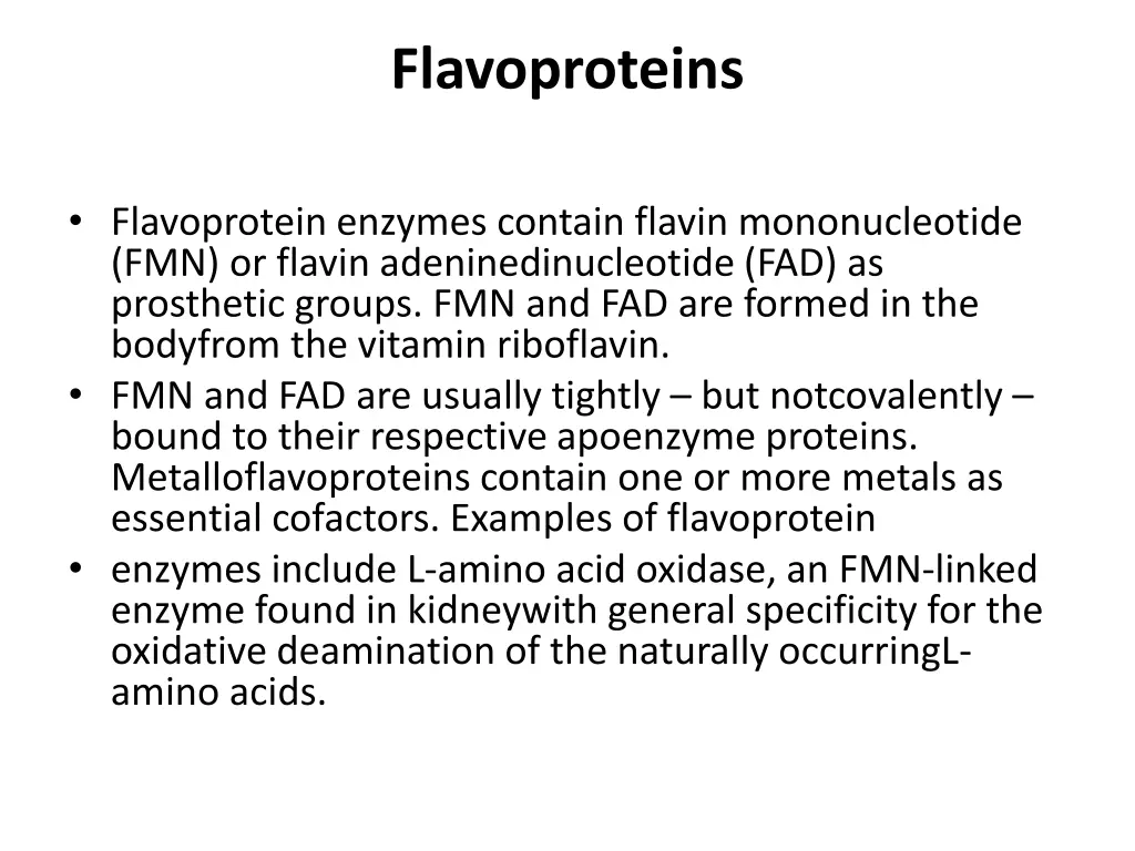 flavoproteins