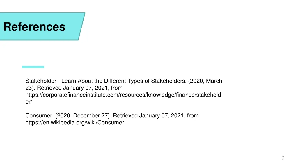 references
