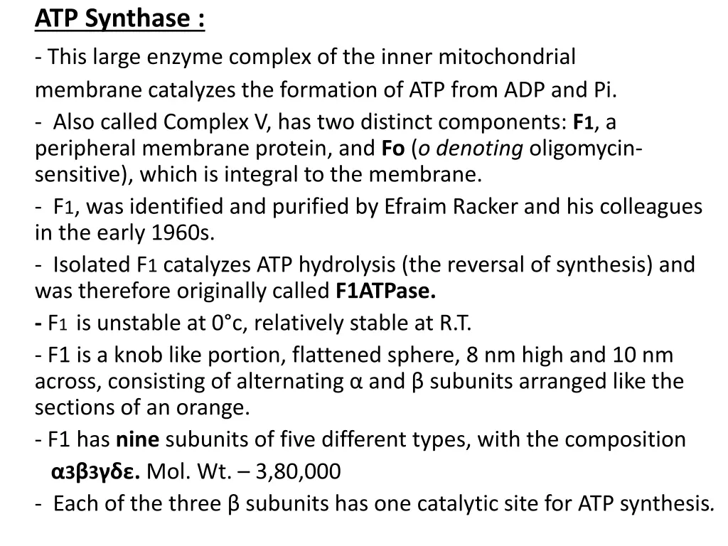 atp synthase this large enzyme complex