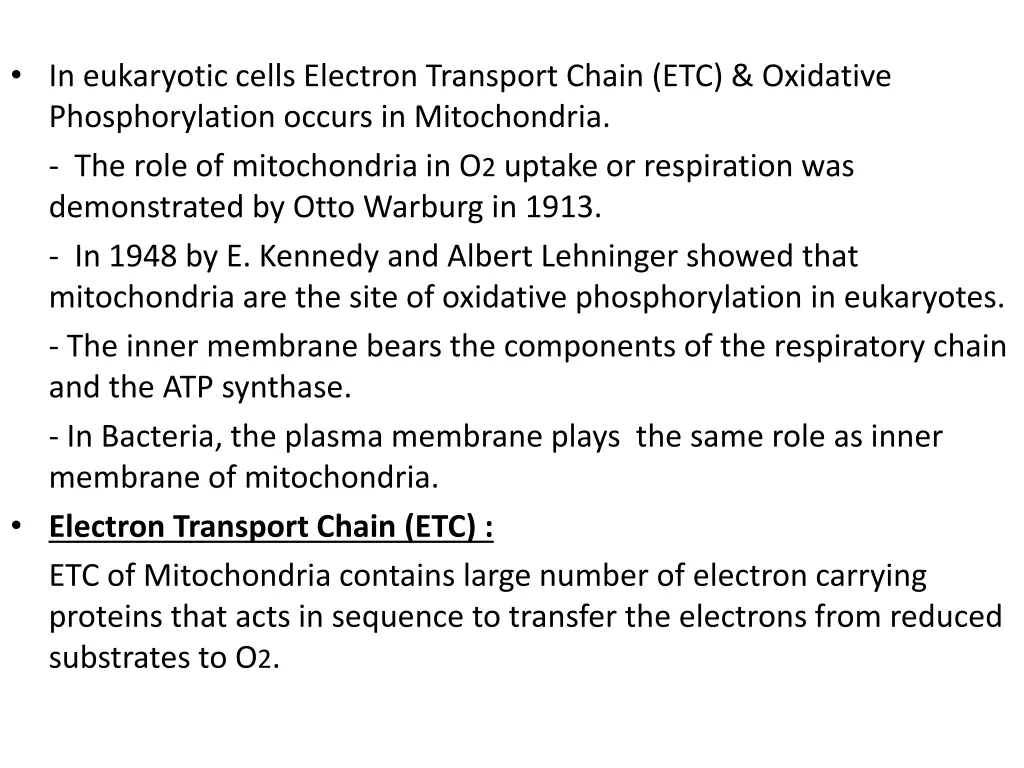 in eukaryotic cells electron transport chain