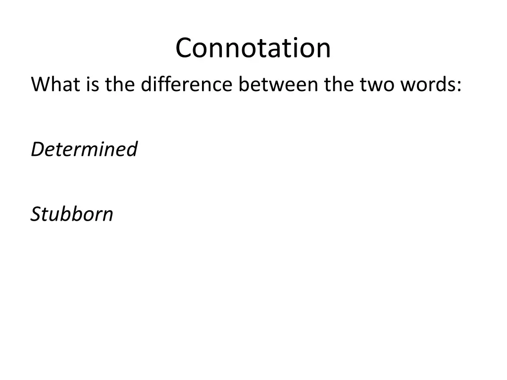 connotation 2
