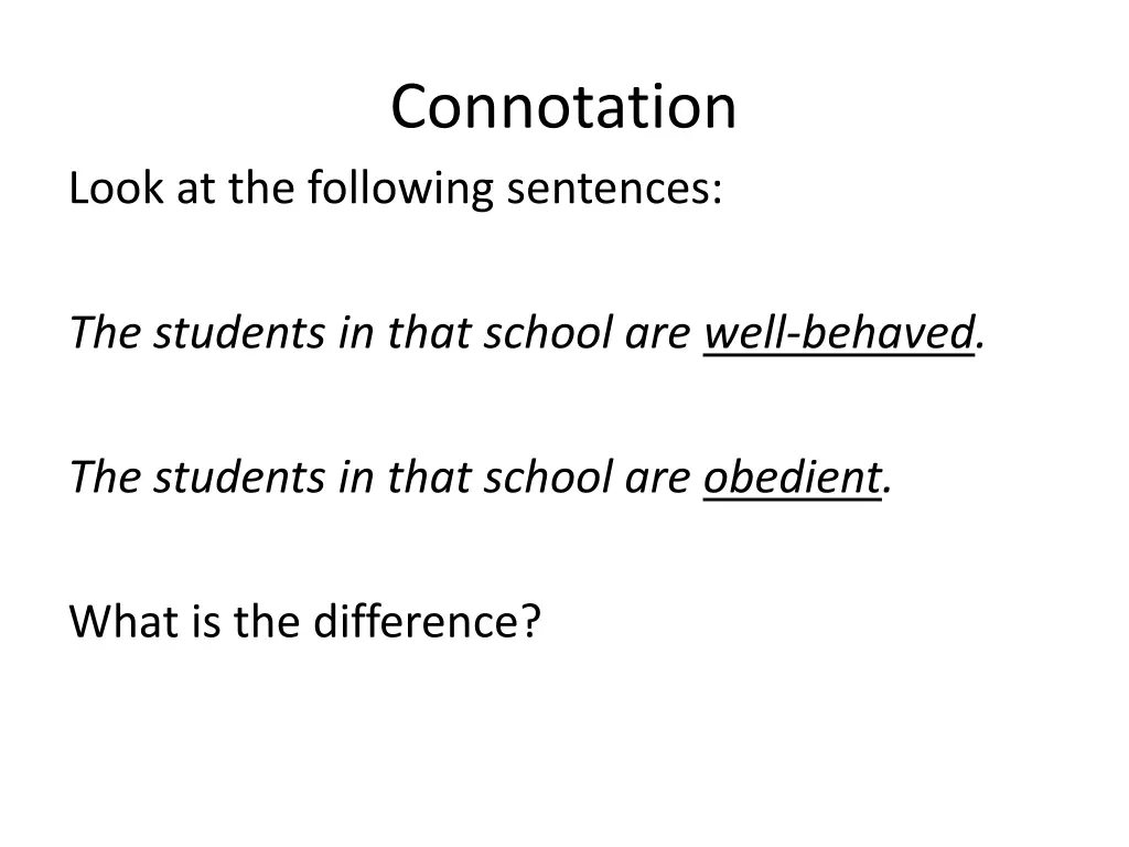 connotation