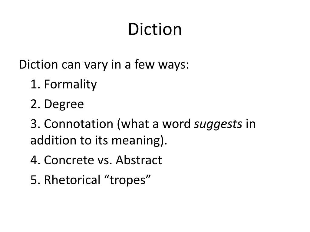 diction 1