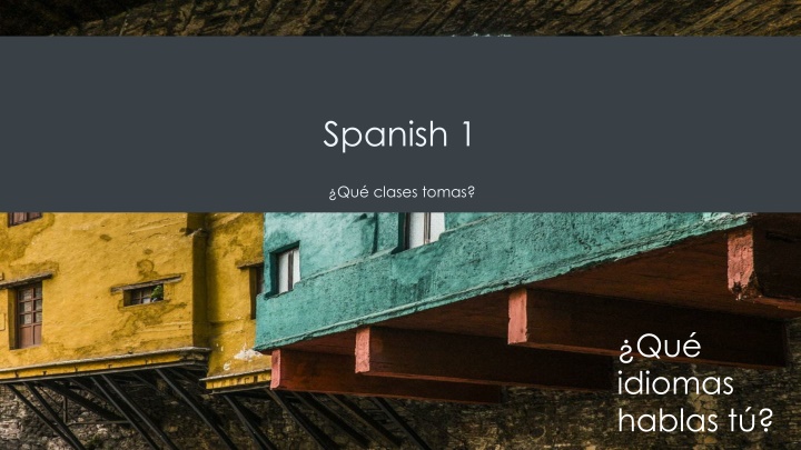 spanish 1