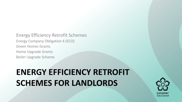 energy efficiency retrofit schemes energy company