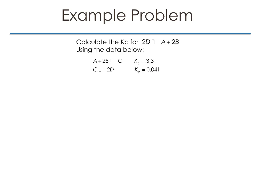 example problem