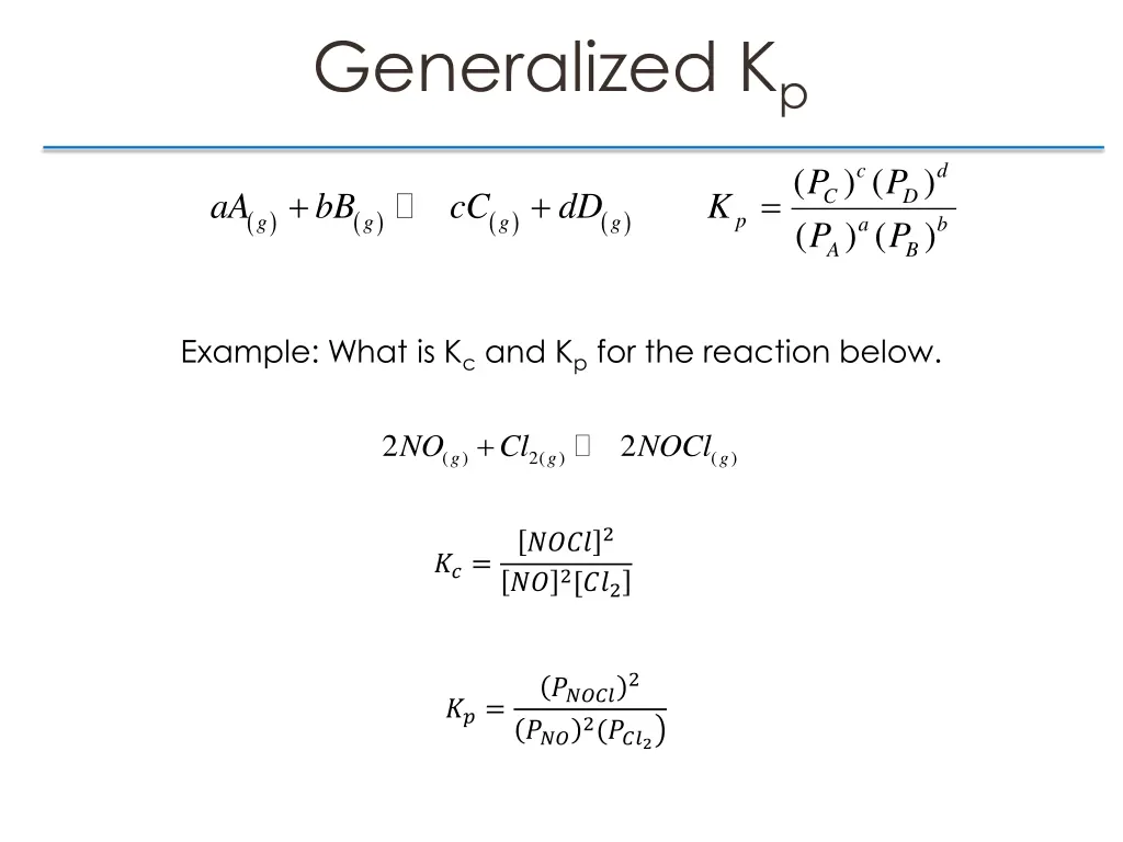 generalized k p