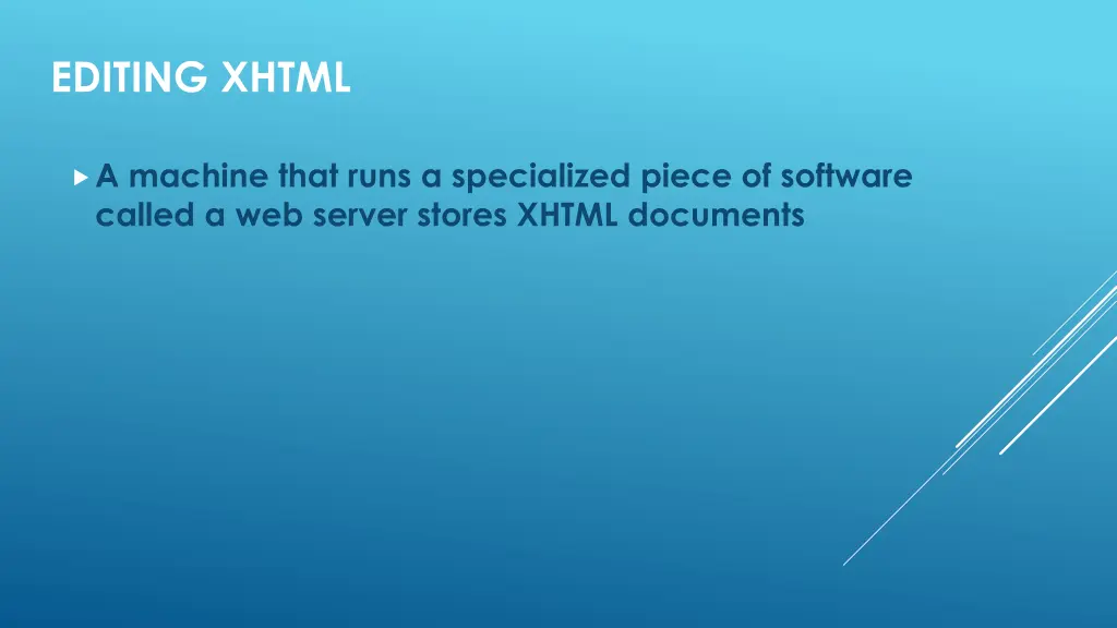 editing xhtml