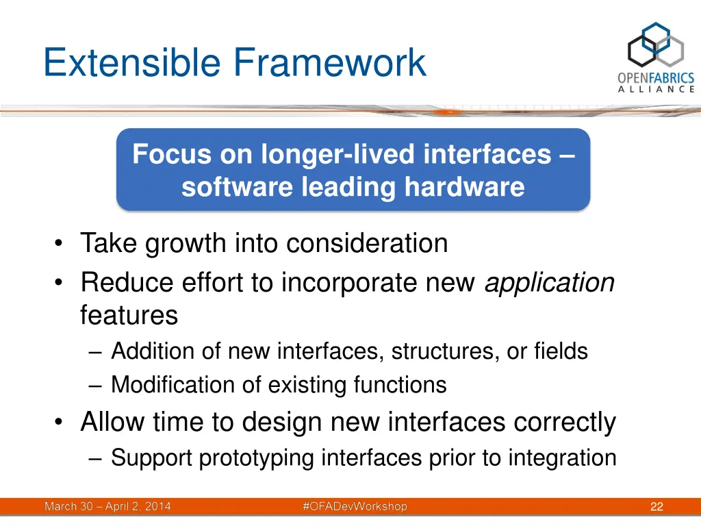 extensible framework