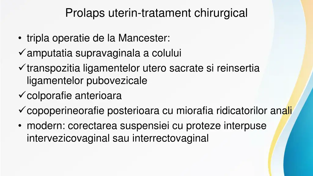 prolaps uterin tratament chirurgical 2