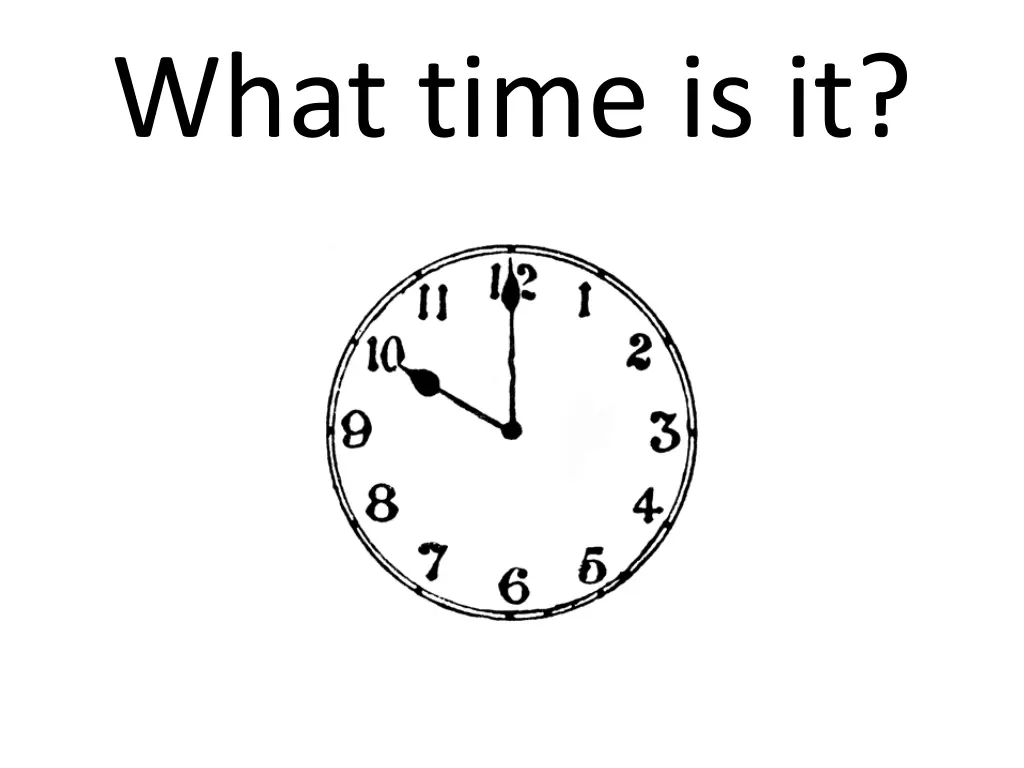 what time is it