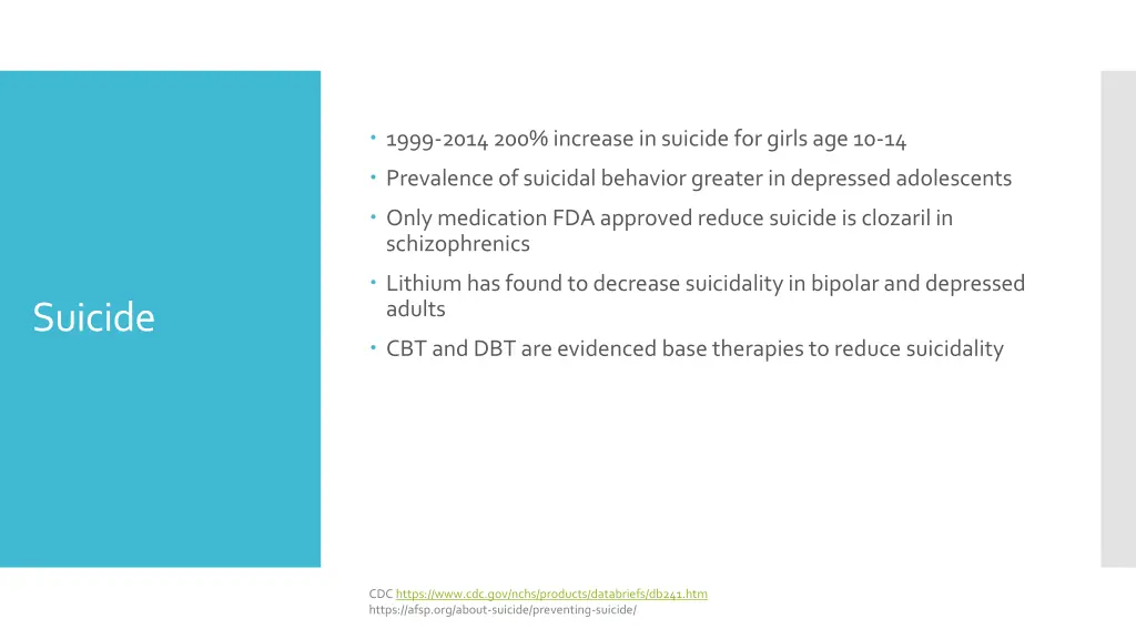 1999 2014 200 increase in suicide for girls