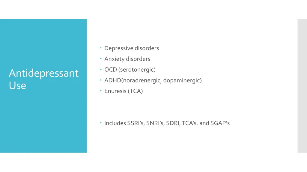 depressive disorders