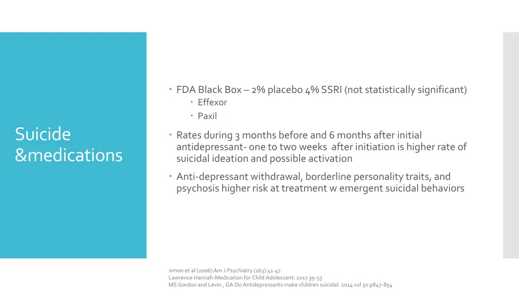 fda black box 2 placebo 4 ssri not statistically