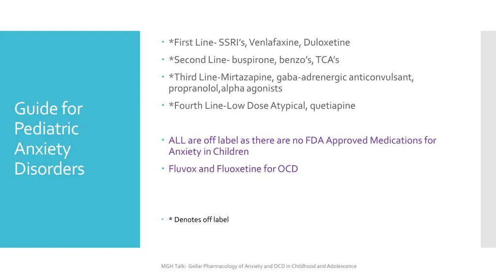 first line ssri s venlafaxine duloxetine