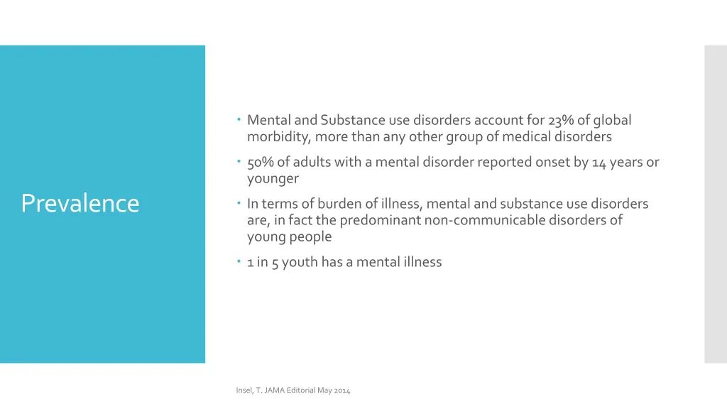 mental and substance use disorders account