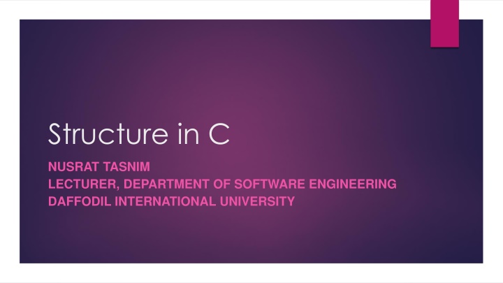 structure in c