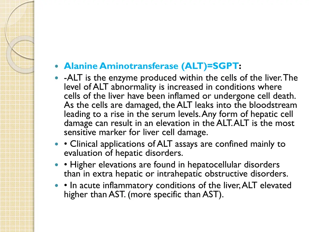alanineaminotransferase alt sgpt