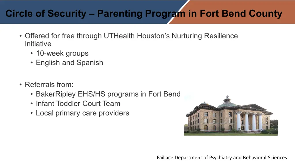 circle of security parenting program in fort bend