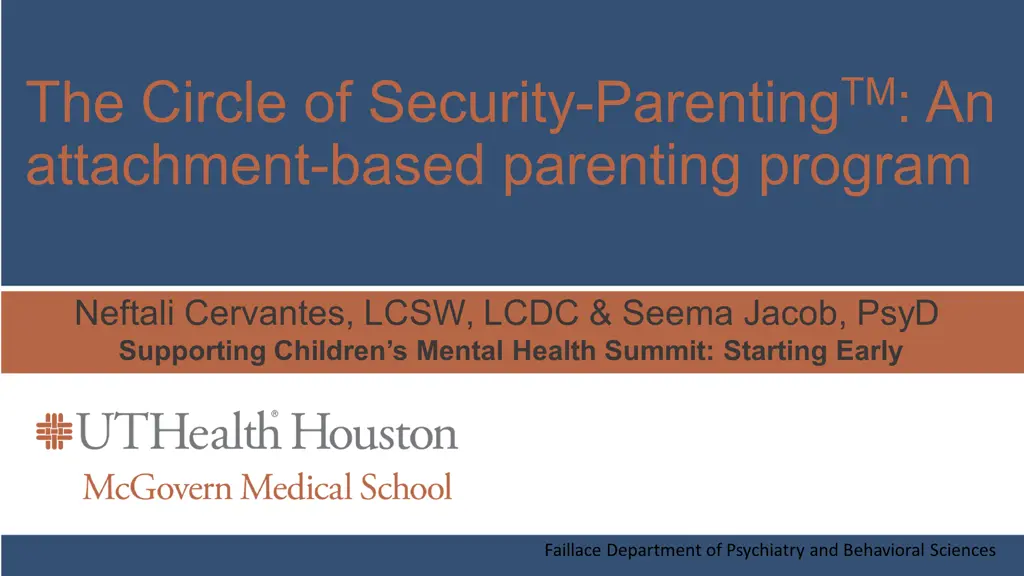 the circle of security parenting tm an attachment