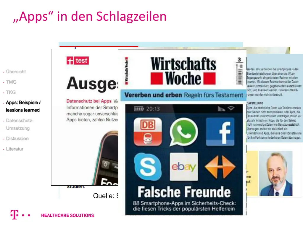 apps in den schlagzeilen