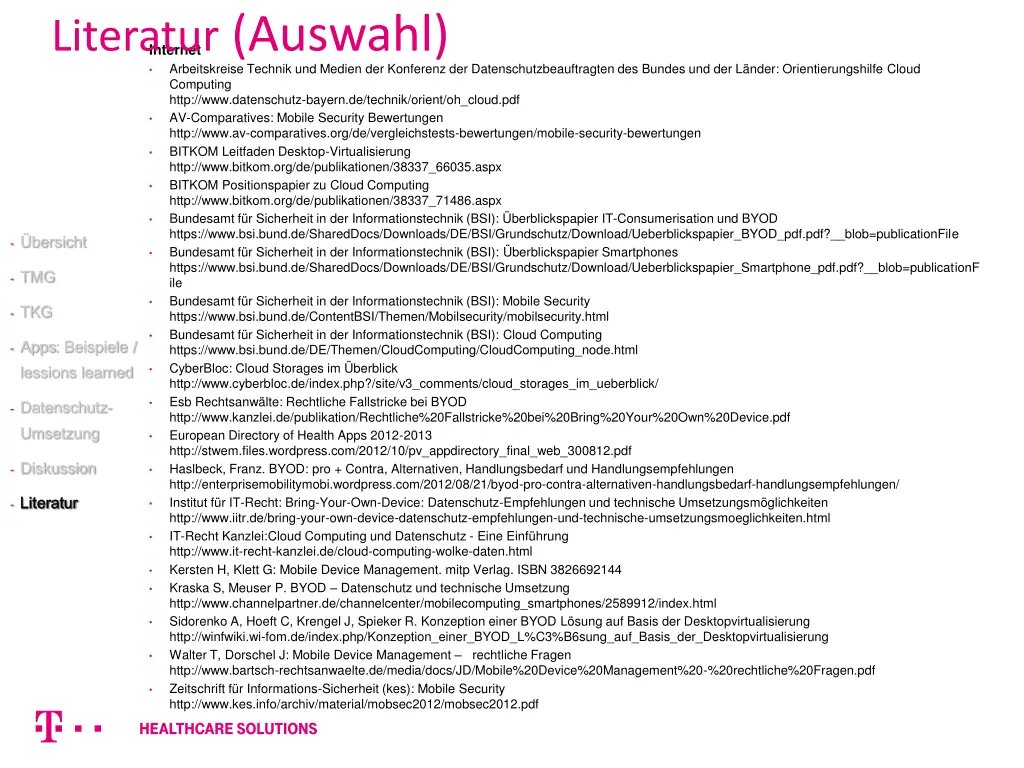 literatur auswahl 1