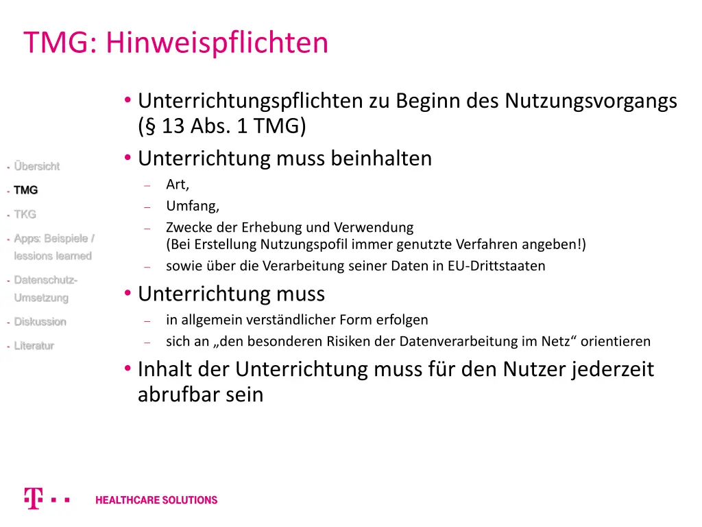 tmg hinweispflichten