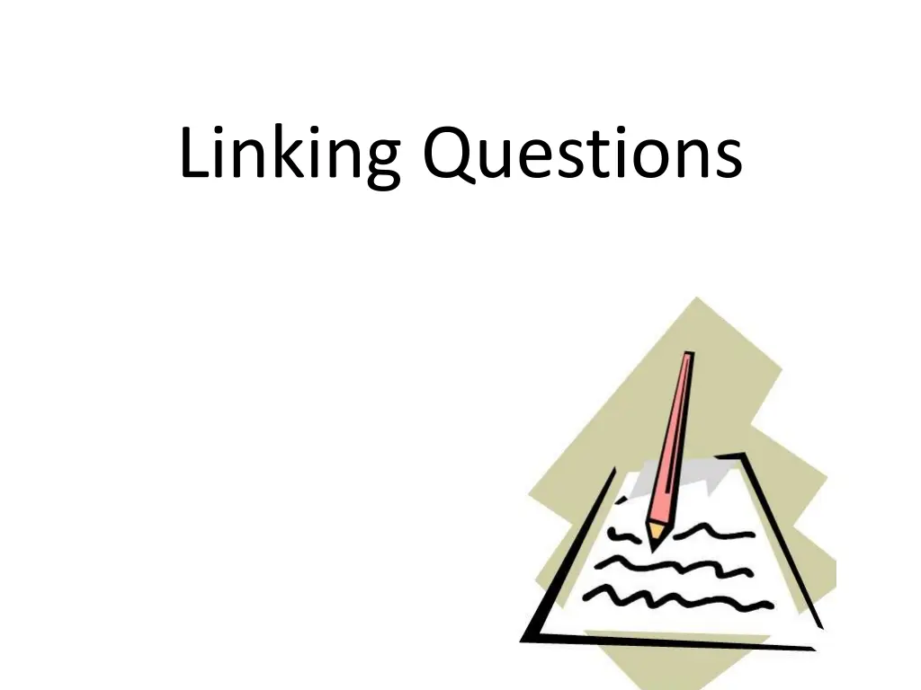 linking questions understanding