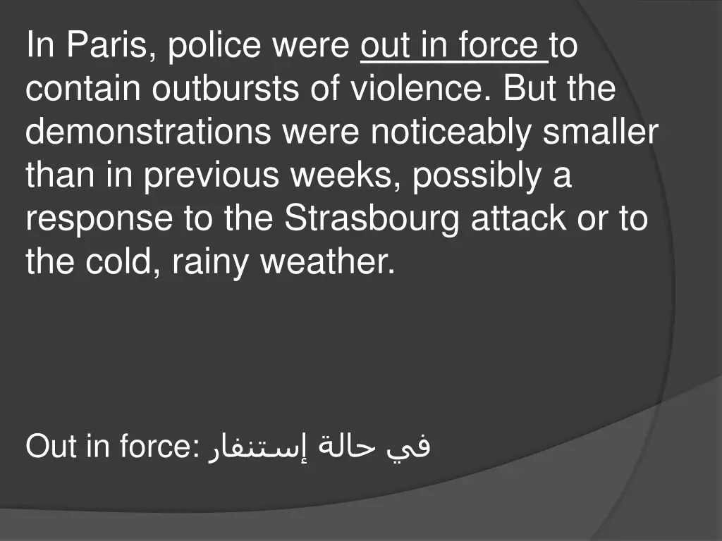 in paris police were out in force to contain