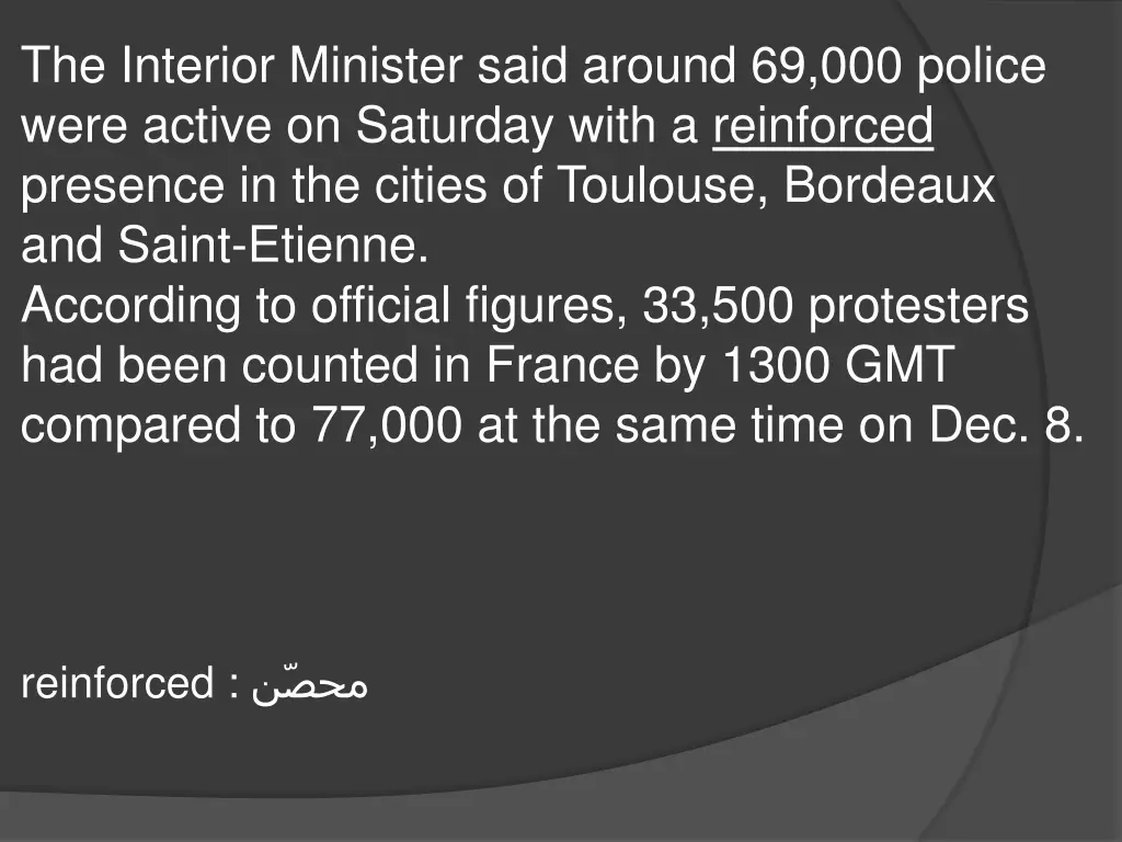 the interior minister said around 69 000 police