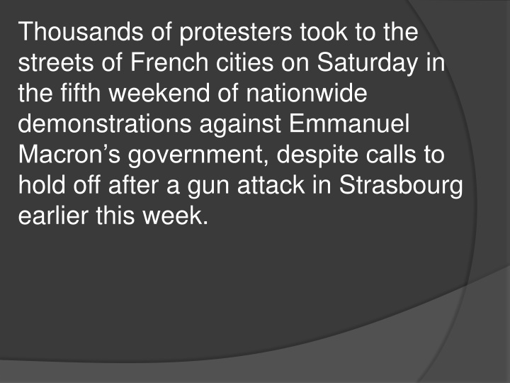 thousands of protesters took to the streets