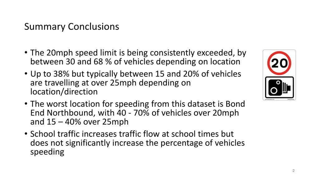 summary conclusions