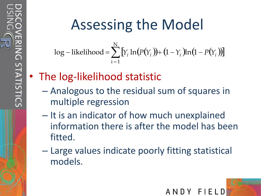 assessing the model