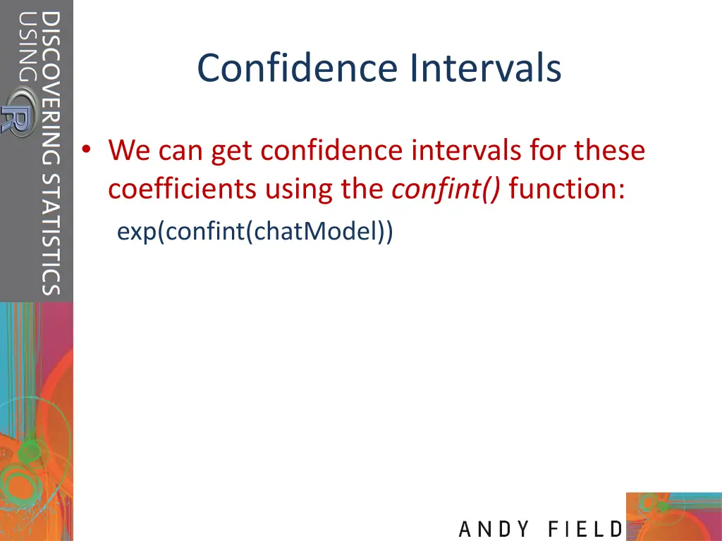 confidence intervals