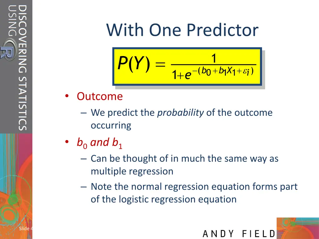 with one predictor