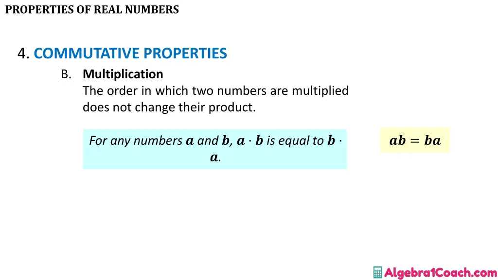 properties of real numbers 15