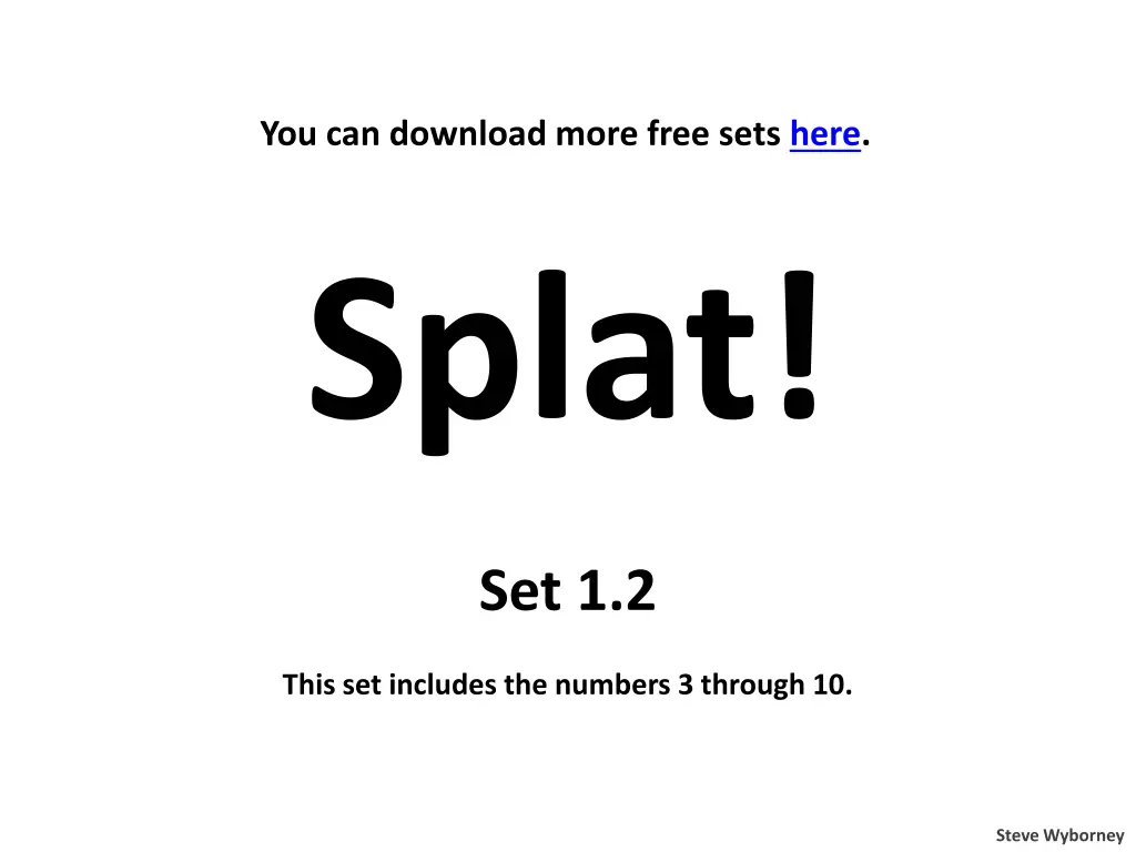 you can download more free sets here
