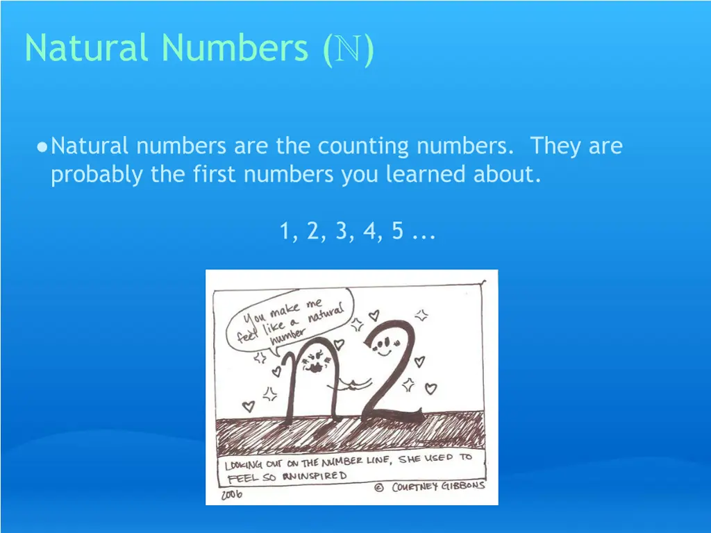 natural numbers