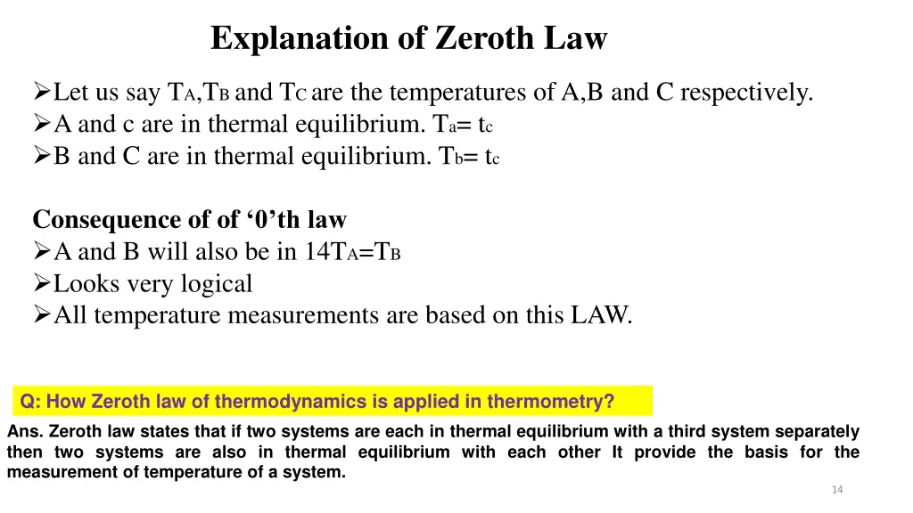 explanation of zeroth law