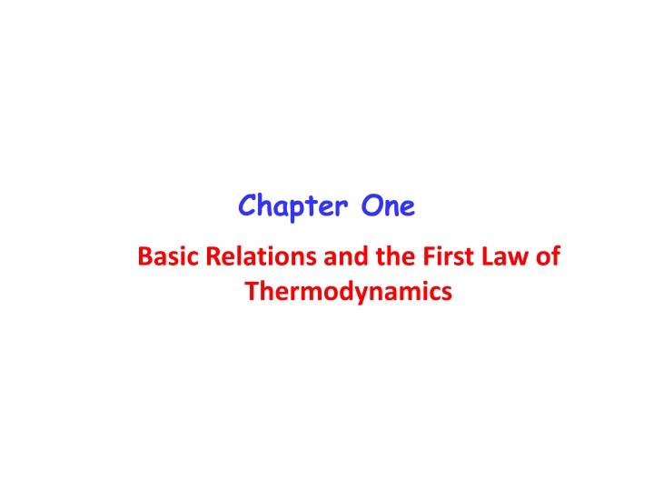 chapter one