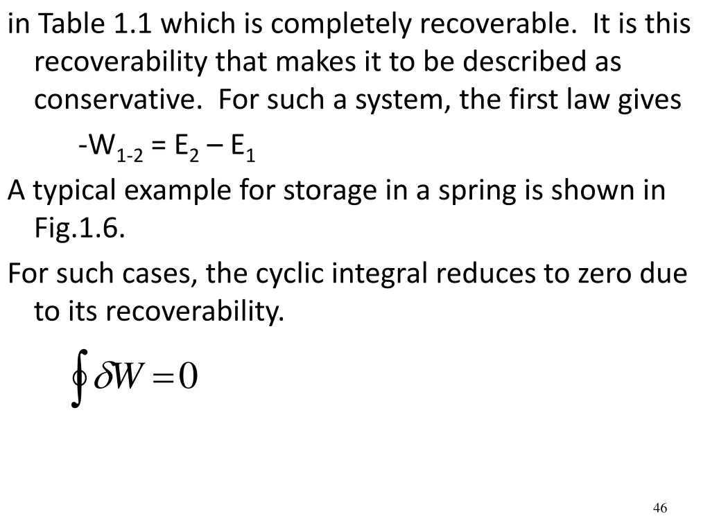 in table 1 1 which is completely recoverable