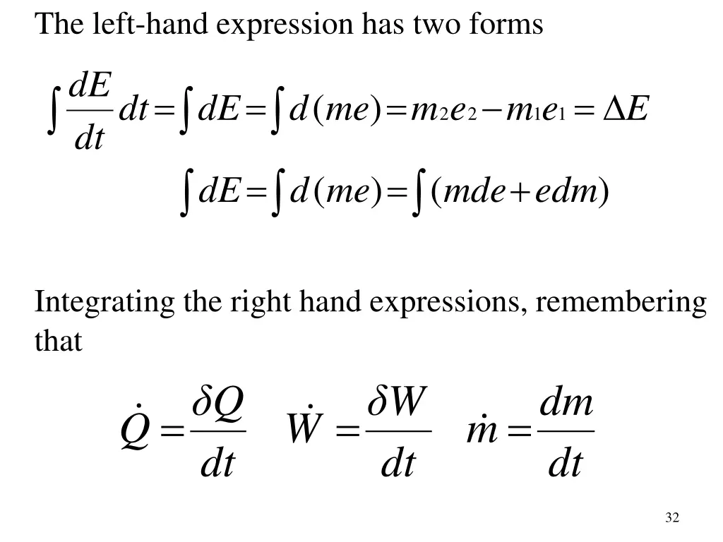the left hand expression has two forms