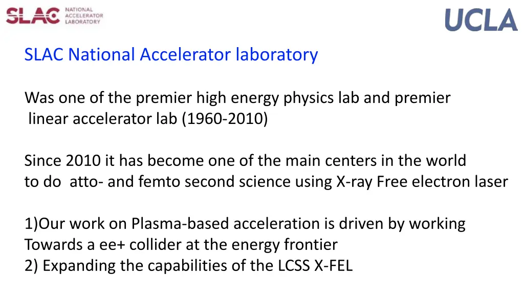 slac national accelerator laboratory
