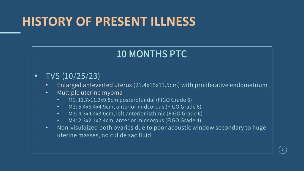 history of present illness 3