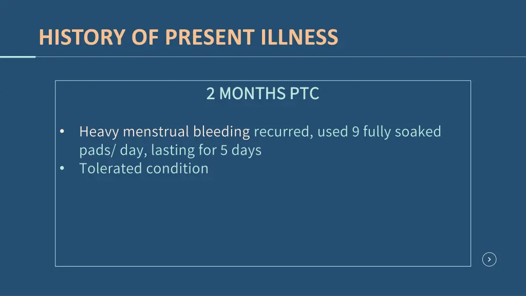 history of present illness 7